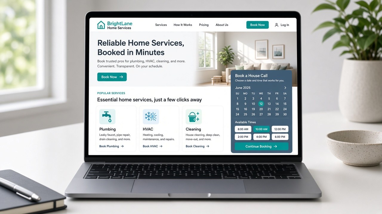 Booking Website for Home Services: What Owners Actually Need