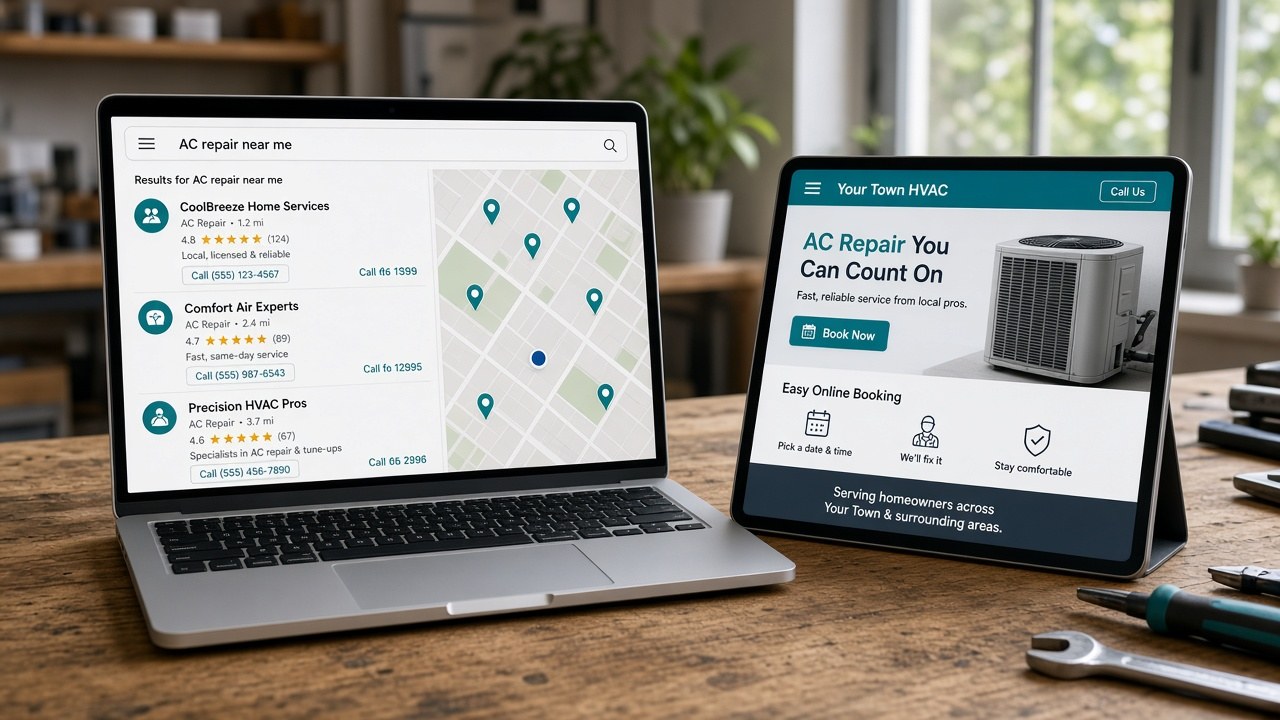 Home Services SEO: Rank for Service + City Without an Agency