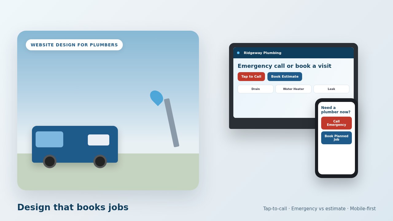 Website Design for Plumbers That Actually Books Jobs