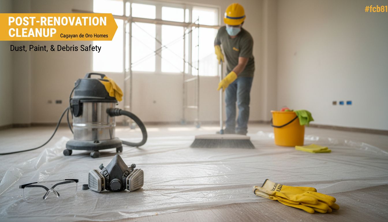 Post-Renovation Dust Cleanup Steps for Cagayan de Oro Homes