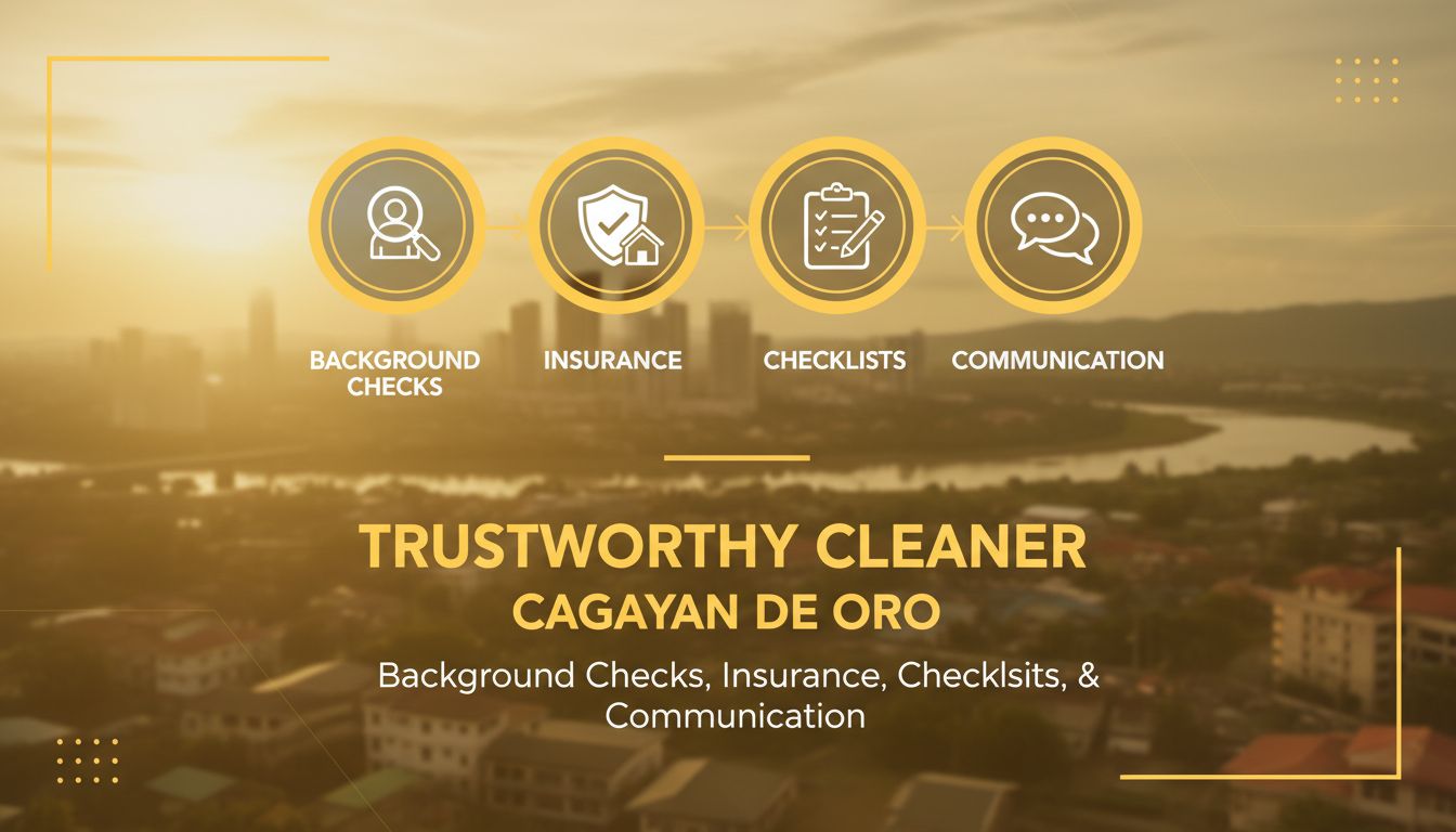 How To Choose A Trustworthy Cleaner In Cagayan De Oro: Background Checks, Insurance, Checklists & Communication