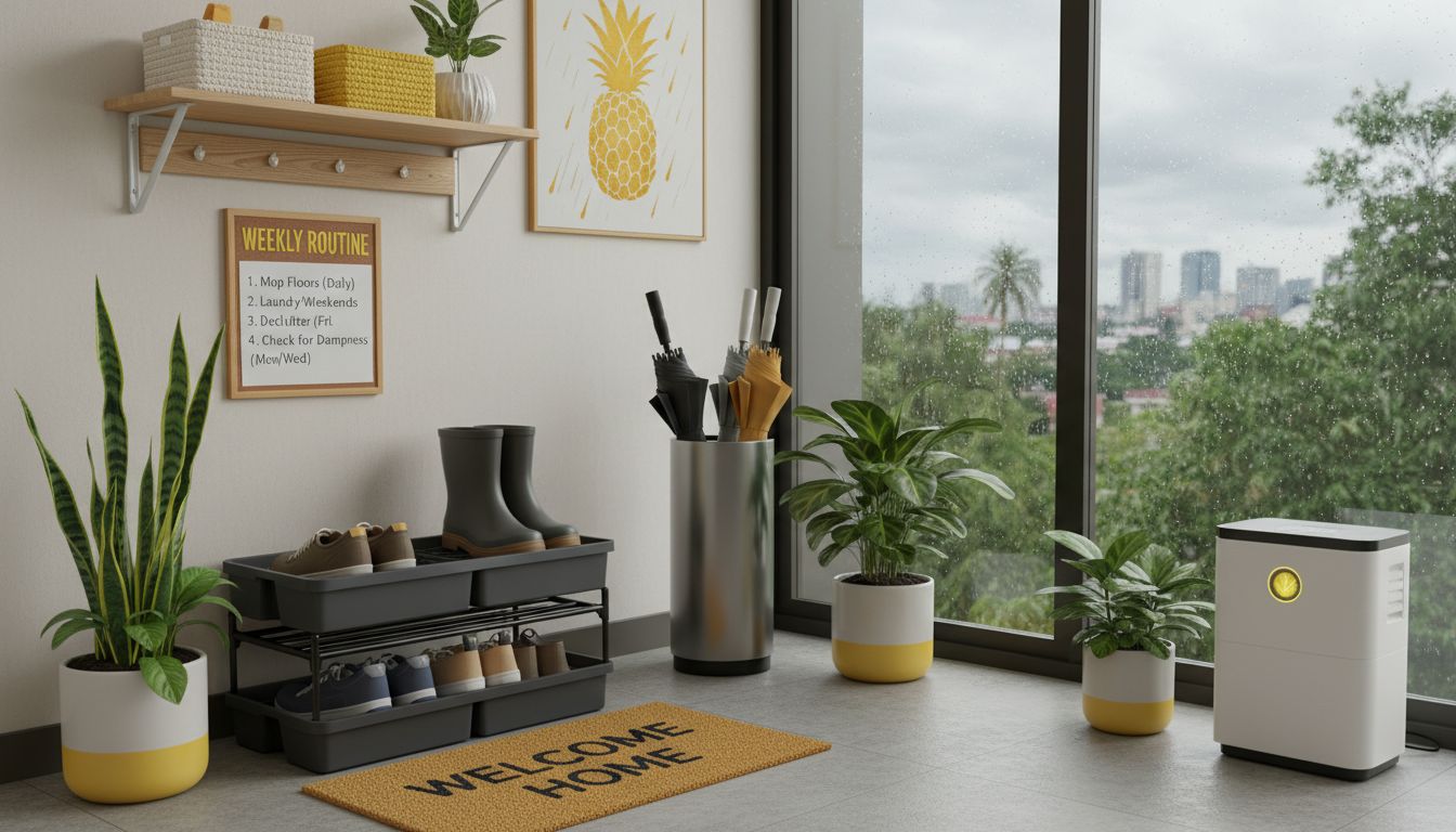 How To Maintain A Clean Condo In Cagayan De Oro During Rainy Season: Entryway Setup, Moisture Control, And Weekly Routines