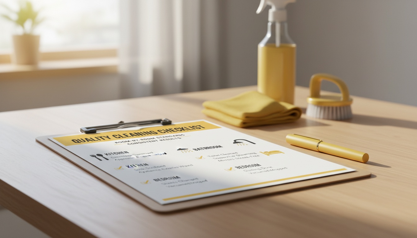 What A Quality Cleaning Checklist Looks Like: Room-By-Room Standards For Consistent Results