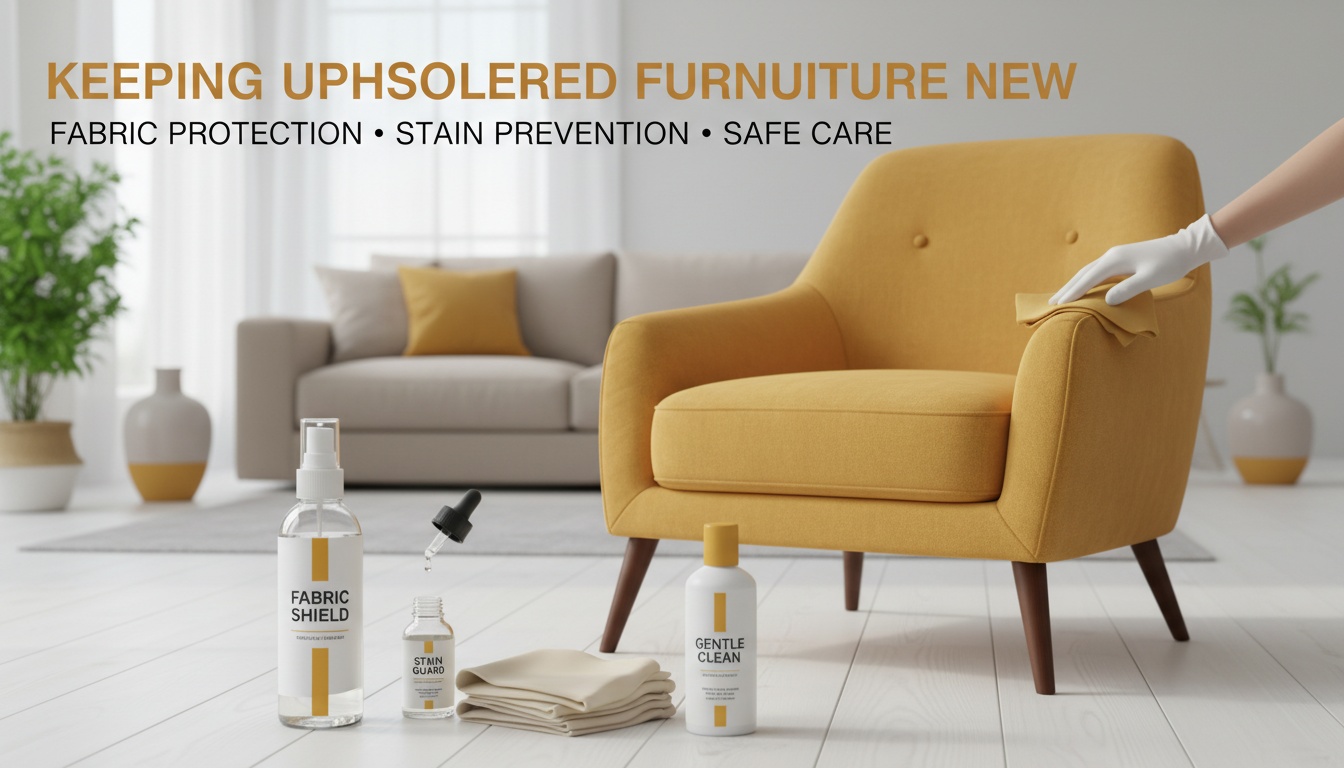 How to Keep Upholstered Furniture Looking New: Safe Care Tips