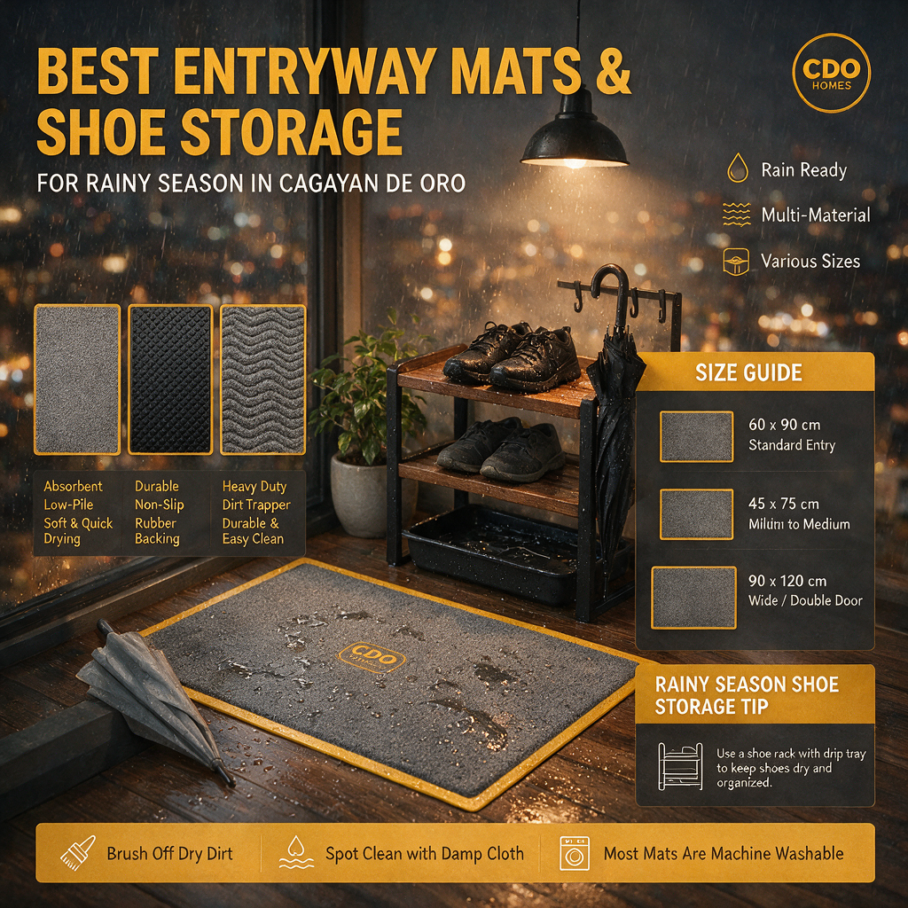 Best Entryway Mats And Shoe Storage For Rainy Season In Cagayan De Oro
