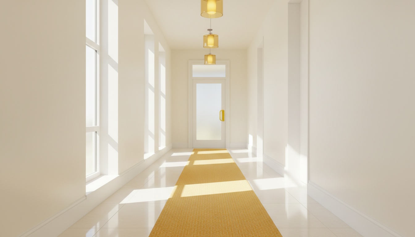 A bright hallway with clean baseboards and sunlight highlighting dust-free surfaces