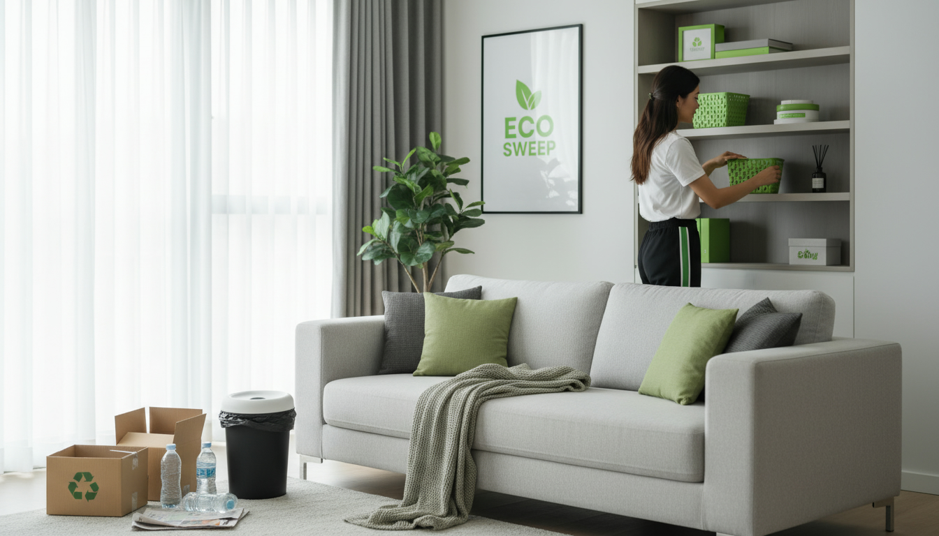 Professional staged cleanout scenes (light, medium, heavy) with consistent lighting, high-quality